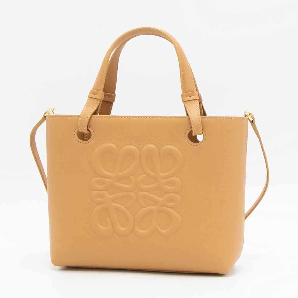 【2023年春夏新作】ロエベ LOEWE トートバッグ(2WAY仕様) ウォームデザート MINI INFLATED ANAGRAM TOTE A717S74X05 2586 WARM DESERT [2023SS]のサムネイル