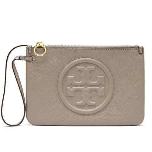 【ハッピープライス】トリーバーチ TORY BURCH ポーチ グレーヘロン PERRY BOMBE WRISLET　56356 082 GRAY HERON