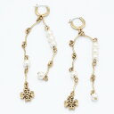 トリーバーチ TORY BURCH ピアス アンティークライトブラス/パール BRUTALIST LINEAR EARRING 143780 700 ANTIQUE LIGHT BRASS/PEARL 