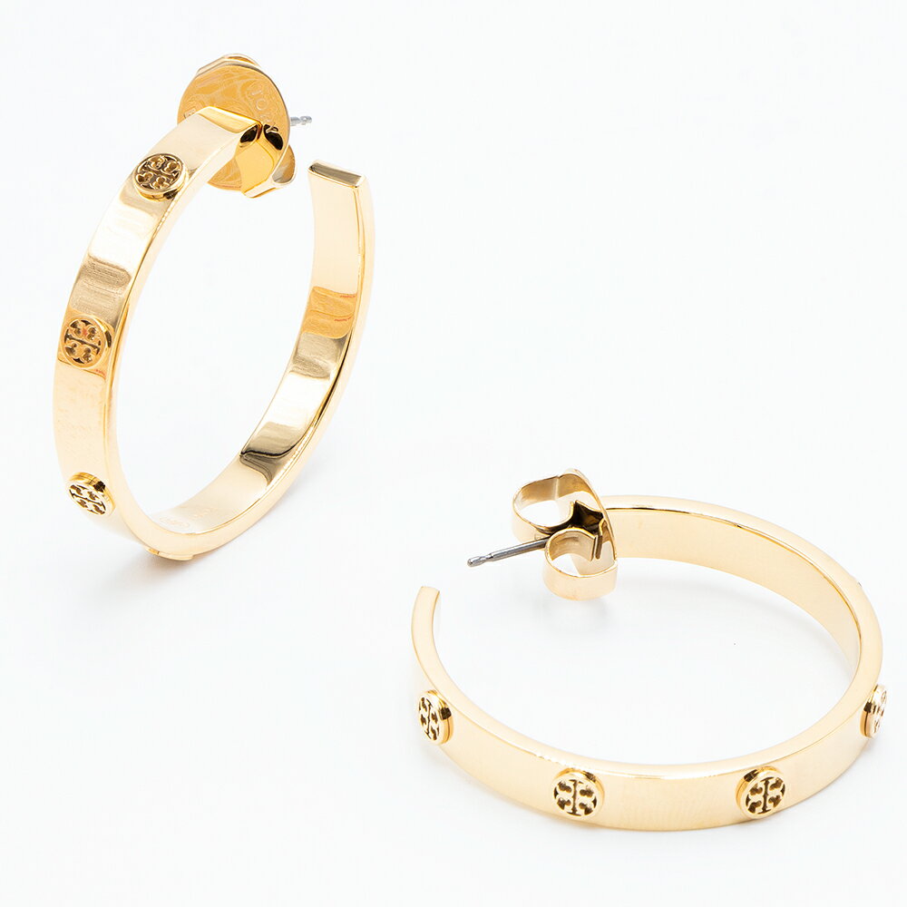 トリーバーチ TORY BURCH ピアス ゴールド MILLER STUD THIN HOOP EARRING 147210 720 TORY GOLD 