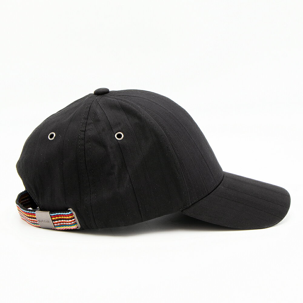 【2024年春夏新作】ポールスミス PAUL SMITH ベースボールキャップ シャドーストライプ ブラック M1A 987DT M02221 79 BLACK 2023AW