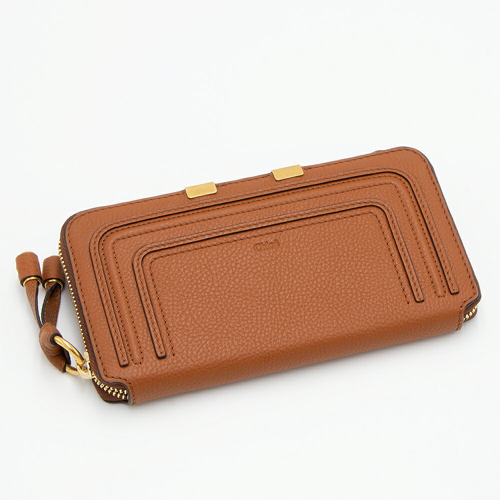 【ハッピープライス】クロエ CHLOE ラウンドファスナー長財布(小銭入れ付き) タン MARCIE マーシー CHC10UP571161 25M TAN [2023SS]