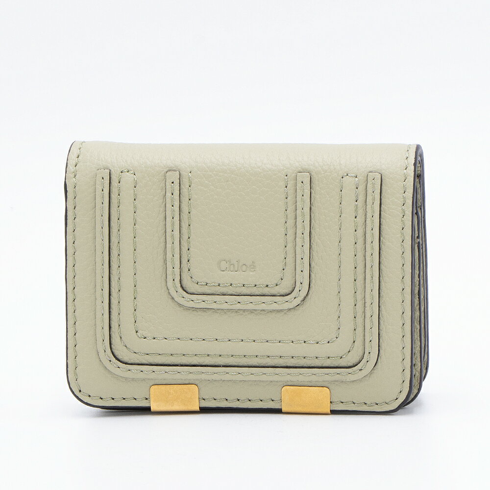 クロエ CHLOE 2つ折り財布(小銭入れ付き) フェイデッドグリーン MARCIE マーシー CHC22AP676I31 37J FADED GREEN [2023SS]