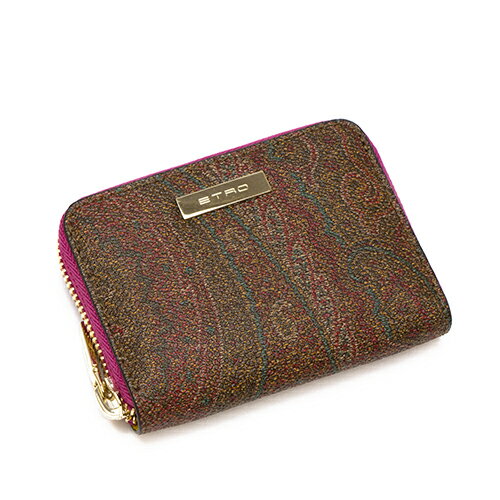 【お買い物マラソン/半額クーポン】エトロ ETRO 小銭入れ コインケース マルチカラー/ペイズリー PAISLEY WALLET 0N083 8030 8000 MULTICOLOR [2021SS]