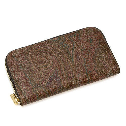 y}\/zN[|zGg ETRO Eht@Xi[z(Kt) uE/yCY[ PAISLEY WALLET 0N082 8010 0600 BROWN [2021SS]*