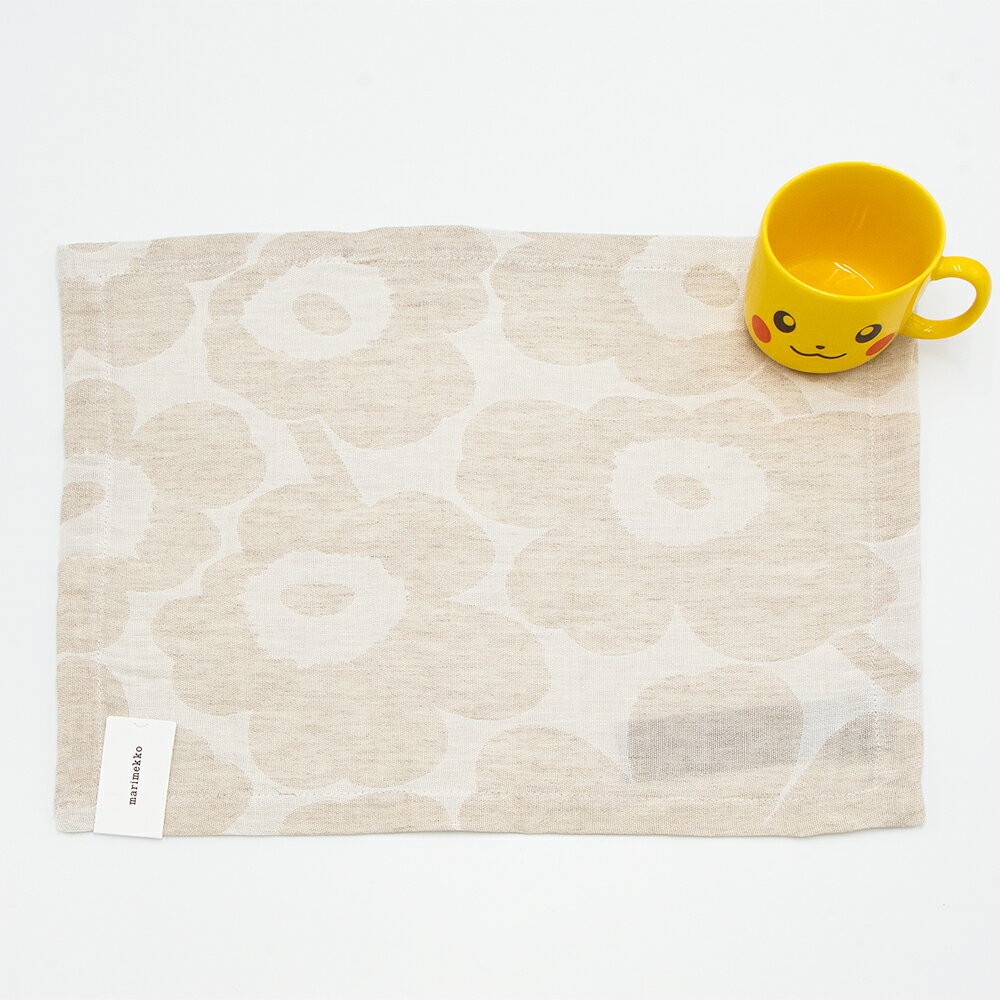 マリメッコ marimekko ランチョンマット プレイスマット Pieni Unikko woven placemat 47x36 cm ピエニ ウニッコ 070283 811 北欧 フィンランド [2024SS]