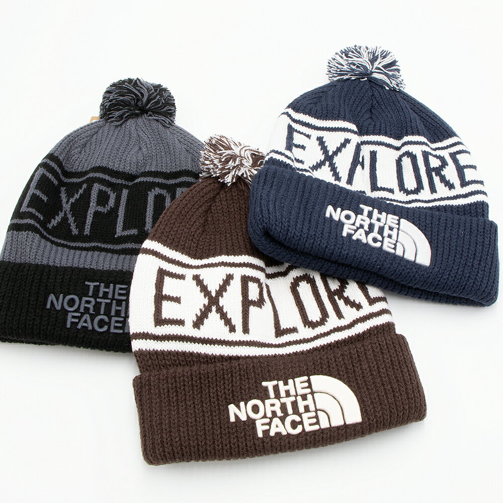 【2023年秋冬新作】ザ・ノース・フェイス THE NORTH FACE ニットキャップ レトロポンポン付きビーニー RETRO TNF POM BEANIE NF0A3FMP [2023AW]