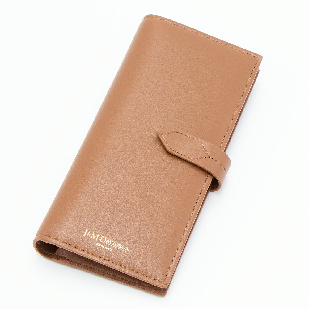 ジェイアンドエムデヴィッドソン J&M DAVIDSON 2つ折り長財布(小銭入れ付き) トフィー LOSANGE LONG FOLD WALLET ロサンジ ロング フォルド ウォレット SLLF-0XX-SCXX TBB-640G TOFFEE 