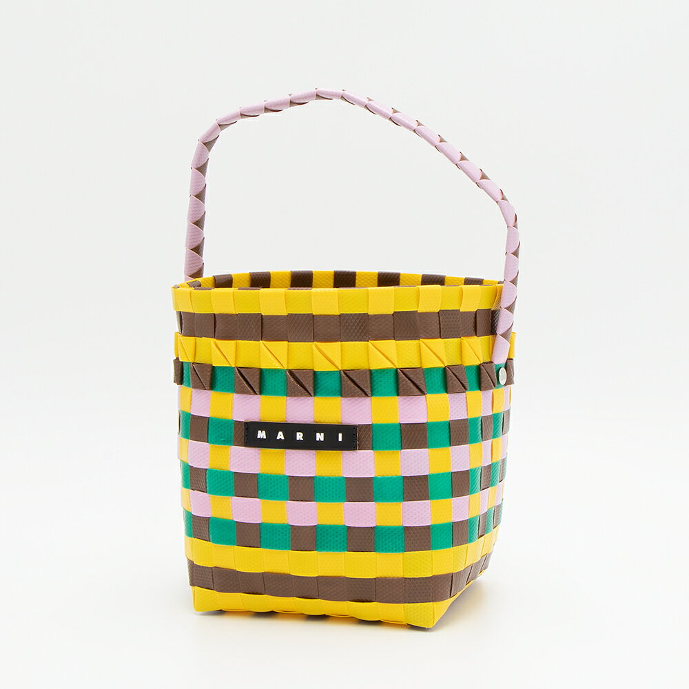 楽天GRANDE TOKYO【ハッピープライス】マルニ キッズ MARNI KIDS バスケットバッグ イエロー/ブラウン POD KID BAG M00332 M00IW 0M214 [2023SS]