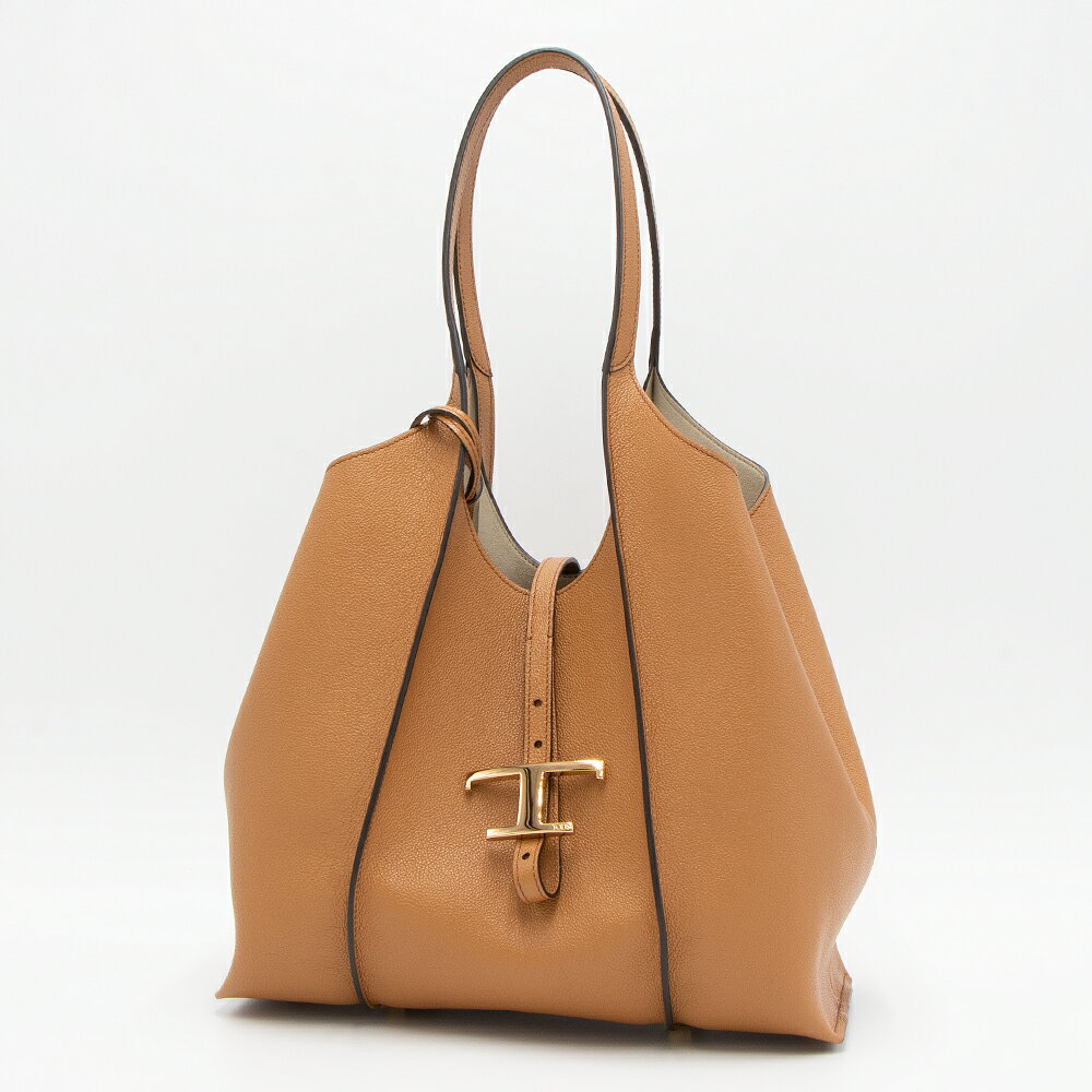 トッズ   レディースバッグ 【2024年春夏新作】トッズ TOD'S トートバッグ ブラウン T TIMELESS T タイムレス XBWTSBA0200Q8E S410 BROWN [2024SS]