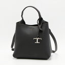 【お買い物マラソン/5%OFFクーポン】トッズ TOD'S トートバッグ(2WAY仕様) ミニ ブラック XBWAPAA9100QNK B999 BLACK [2024SS]