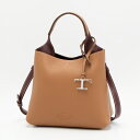 【GW限定/5%OFFクーポン】トッズ TOD'S トートバッグ(2WAY仕様) ミニ ブラウン XBWAPAA9100QNK 9P13 BROWN [2024SS]