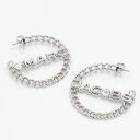 楽天GRANDE TOKYO【ハッピープライス】マークジェイコブス MARC JACOBS ピアス クリスタル/シルバー THE CHARMED CHAIN HOOPS ザ チャームド チェーンフープ J207MT4RE22 980 [2023SS]