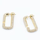 【ハッピープライス】マークジェイコブス MARC JACOBS ピアス ゴールド/クリスタル THE J MARC CRYSTAL HOOPS ザ J マーク クリスタル フープ J206MT2RE22 722 [2023SS]