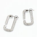 マークジェイコブス MARC JACOBS ピアス クリスタル/シルバー THE J MARC CRYSTAL HOOPS ザ J マーク クリスタル フープ J206MT2RE22 980 