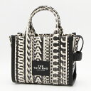 【2024年春夏新作】マークジェイコブス MARC JACOBS トートバッグ(2WAY仕様) ブラック/ホワイト THE MONOGRAM LENTICULAR EFFECT TOTE BAG MINI ザ モノグラム レンチキュラーエフェクト トート バッグ ミニ 2R3HTT030H01 005 BLACK/WHITE [2024SS]