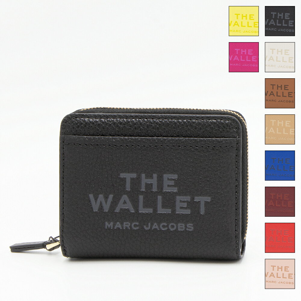 マークジェイコブス 財布（レディース） マークジェイコブス MARC JACOBS 2つ折り財布(小銭入れ付き) ザ レザー コンパクト ウォレット ミニ THE LEATHER COMPACT WALLET MINI 2R3SMP044S10 [2024SS]