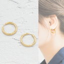 トムウッド TOM WOOD ピアス ゴールド クラシックフープミディアム Classic Hoops Medium GOLD 100192 925-18K