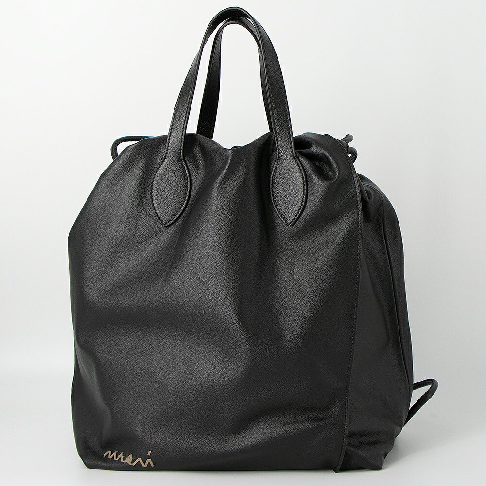 Rakuten - マルニ MARNI トートバッグ(2WAY仕様) バックパック ZAMQ0051U0 P8548 00N99 BLACK [2026SS]