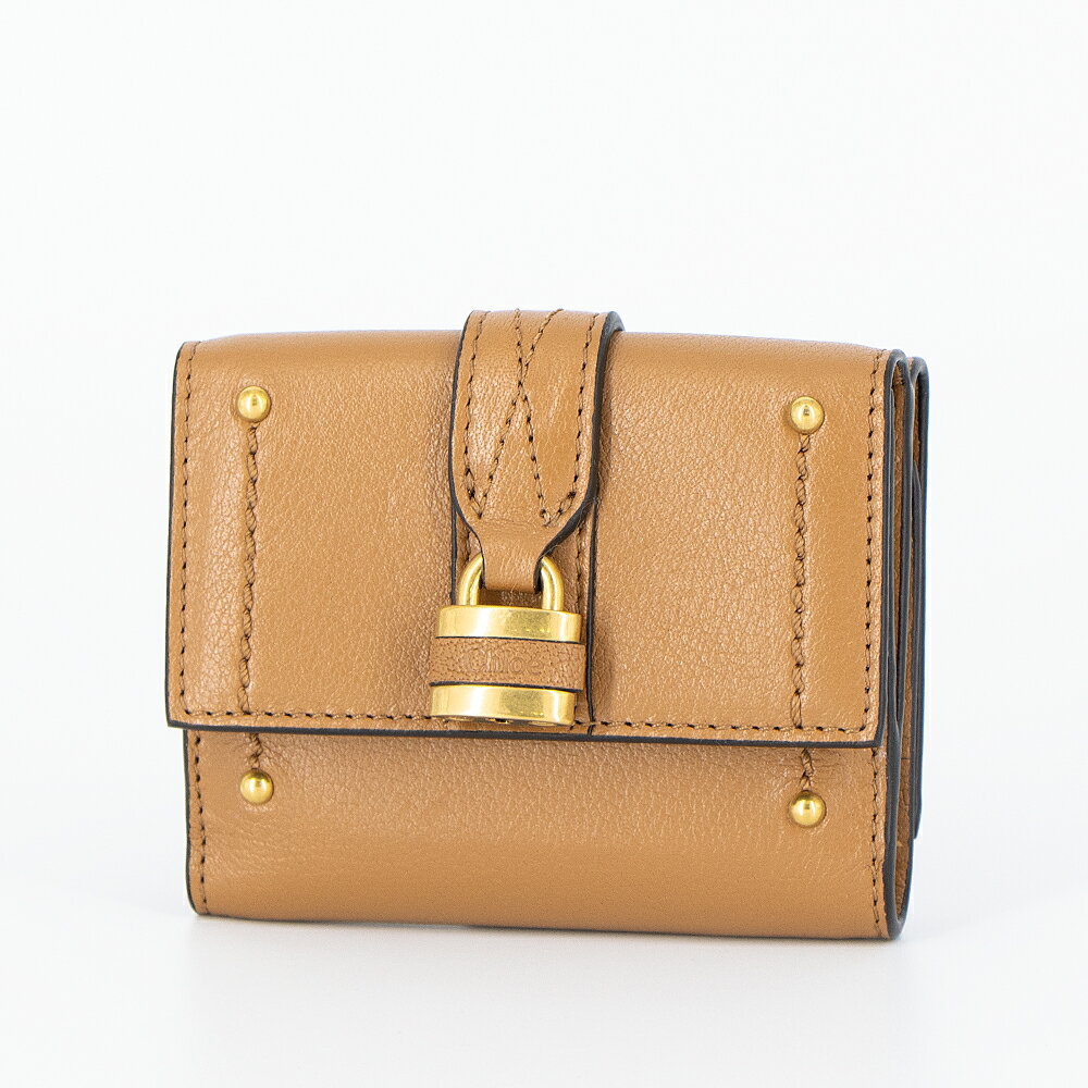 クロエ CHLOE 3つ折り財布 グレインレザー PADDINGTON ミニトリフォールド CH26SP914O37 209 MUSTANG BROWN 