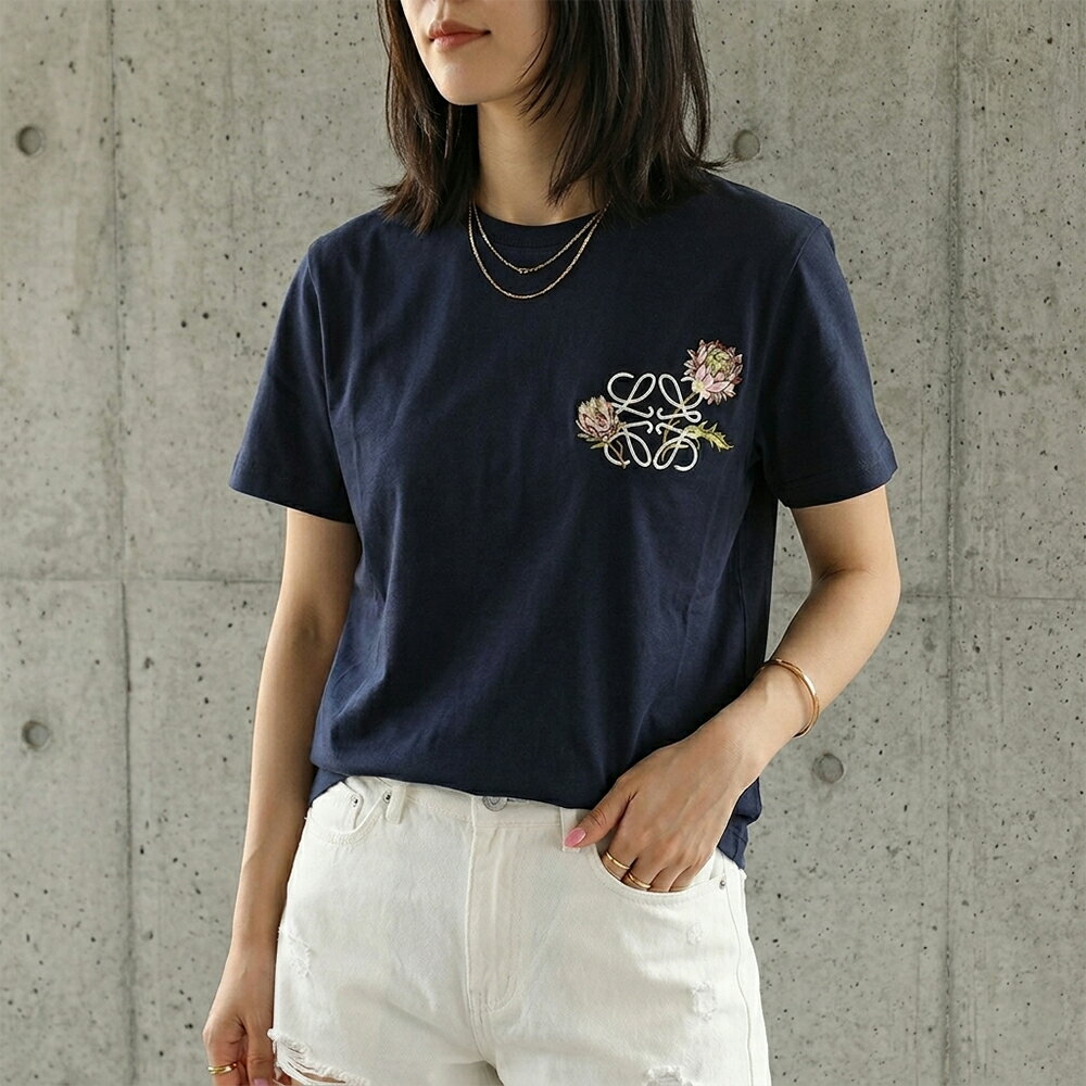 Rakuten - ロエベ LOEWE レギュラーフィットTシャツ パウラズ イビザ Regular fit T-shirt in cotton Paula's Ibiza S616Y22X96 5110 [2026SS]