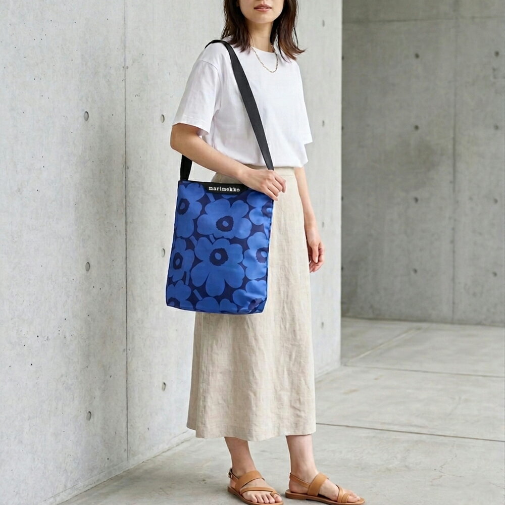 Rakuten - マリメッコ marimekko ショルダーバッグ ブルー/ダークブルー Neat Crossbody Unikko M Shoulder Bag 095567 555 北欧 フィンランド [2026SS]