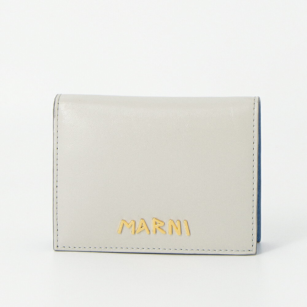 【お買い物マラソン10 OFFクーポン】マルニ MARNI 2つ折り財布(小銭入れ付き) PFMOQ14Q16 P8914 00N01 EVEREST 2026SS