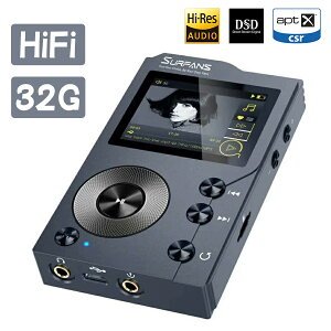 HiFi MP3ץ졼䡼 DSDⲻ 2HD꡼ Bluetooth 32GB ¢ 256GBޤǳĥǽ 쥹ǥ 10Ϣ³ ڥץ졼䡼 ǥ륪ǥץ졼䡼  Surfans F20