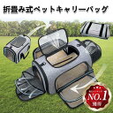 【当日発送】【最安挑戦★期間限定10,699円⇒5,990円】【拡張可能】猫 キャリーバッグ ペットキャリーバッグ ペットバッグ ボストンバッグ 2way 犬 ...