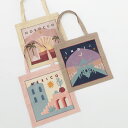 ワールドトリップ刺繍トートバッグ 旅行風 インド刺繍 エコバッグ モロッコ インド メキシコ かわいい プレゼント ギフト 送料無料 メーカー直送