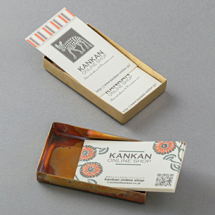 カードトレー 名刺置き 真鍮 銅 ショップカードボックス アンティーク モダン シンプル おしゃれ かわいい プレゼント ギフト メーカー直送