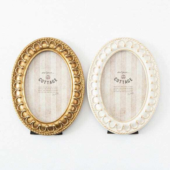 写真立て フォトフレーム パーテーション風 アンティーク風 楕円 オーバル インテリア 壁掛け DIY プレ..