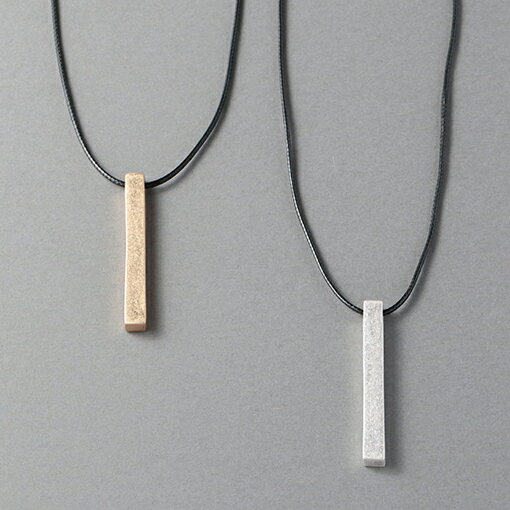 メタルスティックバーネックレス レディース メンズ ユニセックス 男女兼用 韓国アクセサリー シルバー ゴールド カジュアル シンプル おしゃれ ワントップ ギフト プレゼント 送料無料 メーカー直送