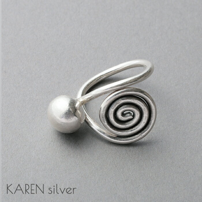 【18号】カレンシルバー リング 指輪 シルバーリング シルバー925 カレン族 ハンドメイド メンズ レディース ユニセックス おしゃれ 個性的 アジアン ジュエリー シンプルデザイン ギフト プレゼント アクセサリー メーカー直送