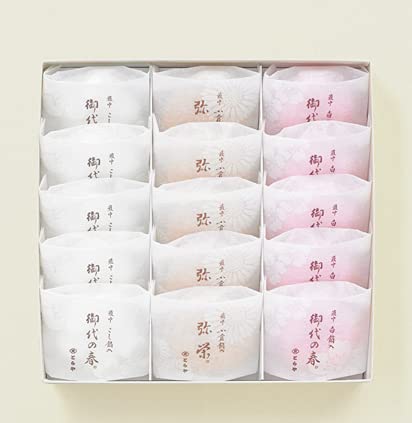 【とらや】最中 15個入 御代の春 紅 弥栄 御代の春 白のサムネイル