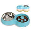 ペット食器台 皿 餌入れ スタンド フードボウル 猫 ペット 早食い防止食器 食器 お水入れ 猫ボウル 犬 セット 容器 給水 給食器 動物 お皿 CW033
