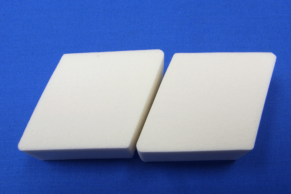 【数量限定】スポンジ(ダイヤ型)2個入73mmX52mm厚み25mmカラー:白
