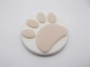 【日本製・数量限定】ねこパフ1個約直径52mm x 厚み9mmTカラー:スポンジ/白 デザイン部/ピンク系(P-222)ねこ ネコ 化粧 メイク スポンジ パフ...
