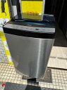■2021年製 ORIGINALSELECT Haierハイアール JW-XP2C55F 全自動洗濯機 ステンレスブラック [洗濯5.5kg /乾燥機能無 /上...