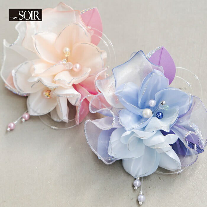 コサージュ 東京ソワール カラーフォーマル ブローチ お花 シンプル レディース 女性用 スーツ アクセサリー コーディネート プレゼント ギフト 卒業式 入学...