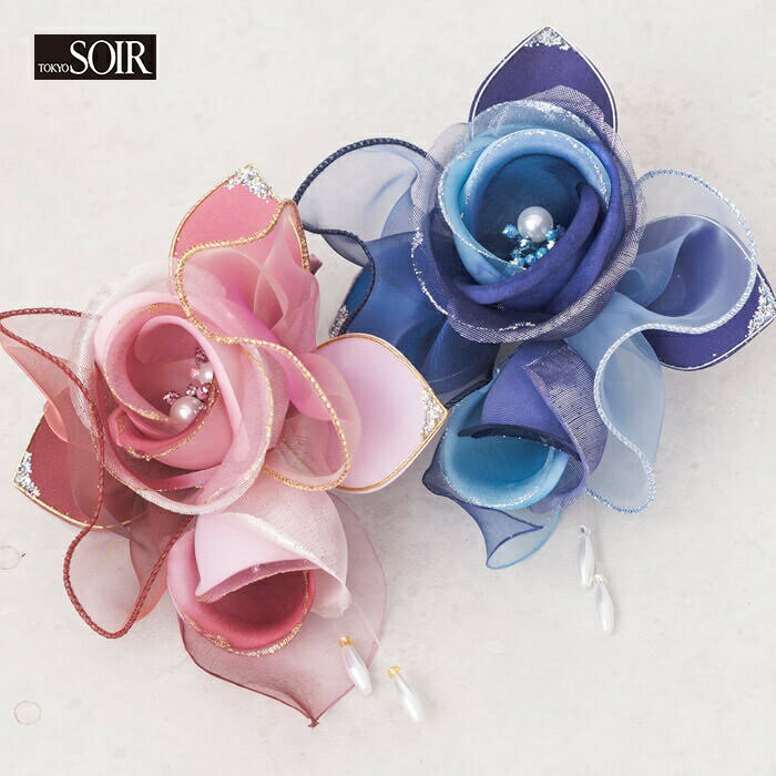 コサージュ 東京ソワール カラーフォーマル ブローチ お花 シンプル レディース 女性用 ミセス アクセサリー コーディネート プレゼント ギフト 卒業式 入学...