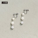 イヤリング アクセサリー パール ボール キラキラ 東京ソワール フォーマル ホワイト 白 シルバー ストーン レディース 女性 結婚式 ブライダル ゲスト お呼ばれ パーティ 二次会 卒業式 入学式 七五三 セレモニー 式典 ドレス スーツ シンプル ギフト プレゼント 5551335-10