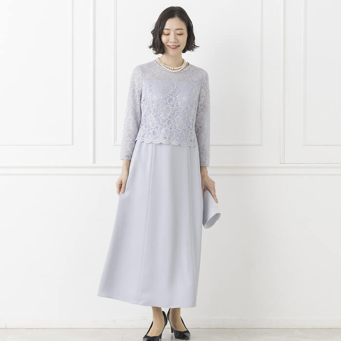 【新品】SOIR DOLCE 東京ソワール マキシ丈 ワンピース ドレス グレー 楽天市場】東京ソワール 結婚式(ワンピース|レディース