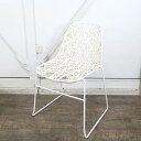 【オカムラアウトレットフェア】クラスヴィッグ Nett Armless Chair ガーデンチェア スタッキングタイプ ホワイト 8254《未使用品》
