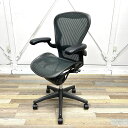 【送料無料 】Herman Miller ハーマンミラー アーロンチェア フル装備 ランバーサポート Bサイズ グリーン AE123AWB