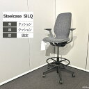 Steelcase その他チェア SILQ ハイシート 固定肘 モザイク柄 ブラック