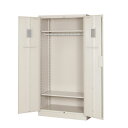 東洋事務器工業(TOYO) 多人数用ロッカー シリンダー錠 鍵付 W880 D515 H1790 ニューグレー LK-10-TNG