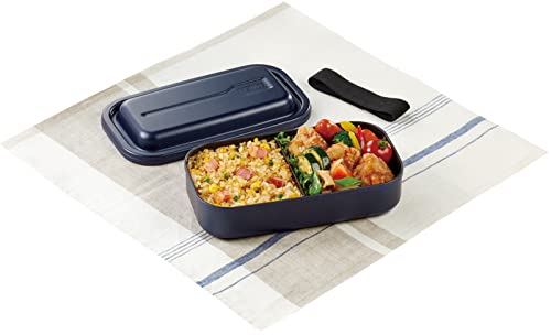 サーモス 弁当箱 アルミ製 フレッシュランチボックス 内側ふっ素コーティング 800ml ネイビー DAA-800 NVY