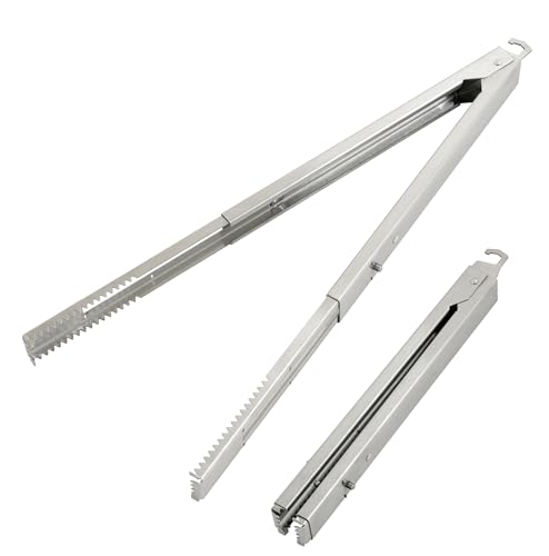 キャプテンスタッグ(CAPTAIN STAG) アウトドア BBQ トング 伸縮式炭バサミ NOBILE 33.5cm/43.5cm 　送..