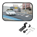 エーモン(amon) ガレージミラー(曲面率2000R 角) 約370×220mm 家庭用カーブミラー 6953 送料無料
